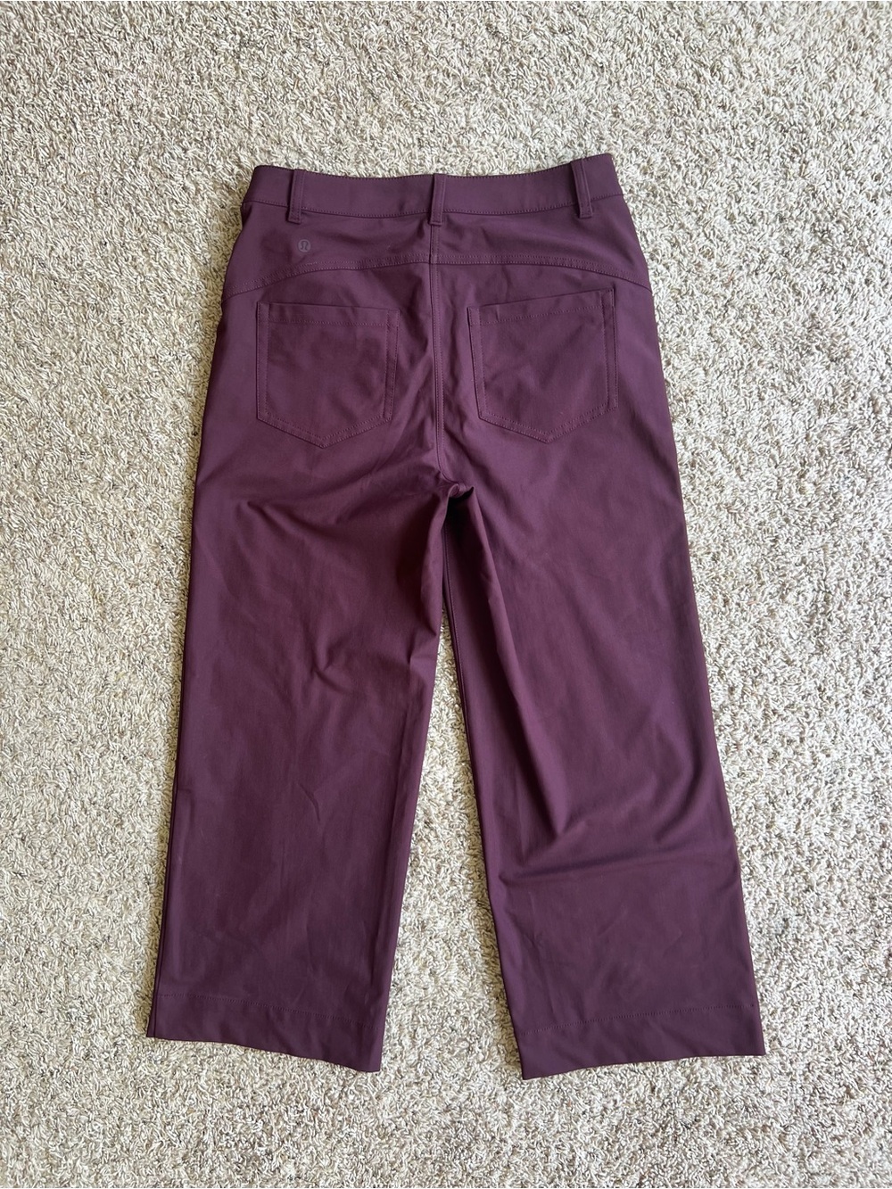 Lululemon City Sleek 5 Pocket Wide Leg Pant Cassis Size 28 - Picture 9 of 11